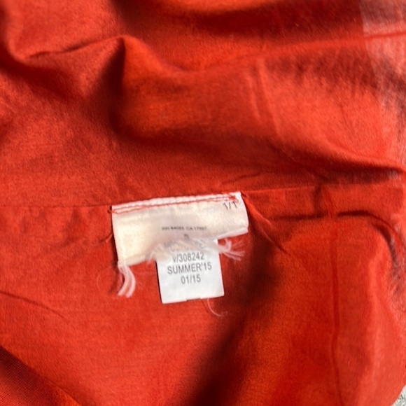 Banana Republic Red Orange Cropped Embellished Camisole - Picture 8 of 8